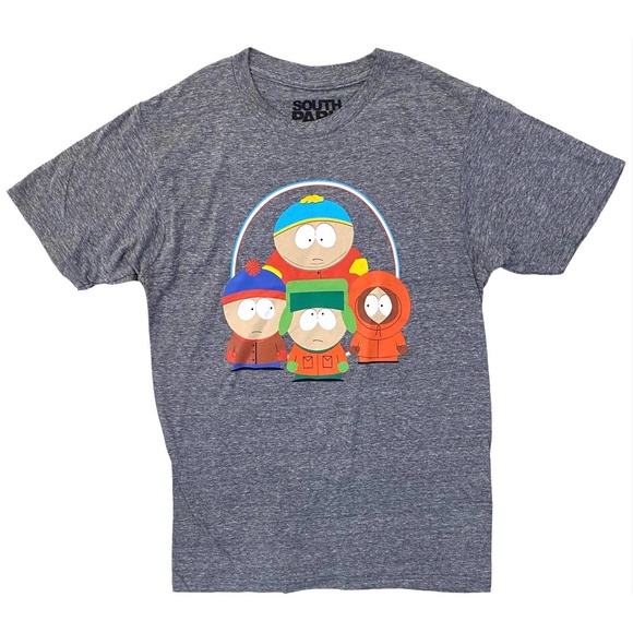 South Park Men's Officially Licensed Character Group Picture Tee T-Shirt - Picture 1 of 1